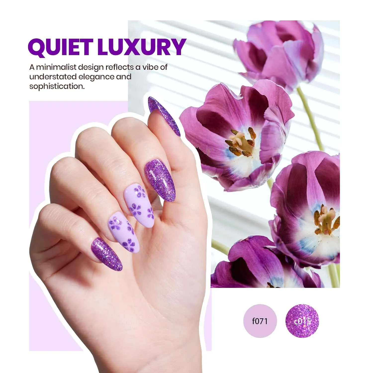 Exquisite Femininity Kit: Beetles Nails 45 Colors Nail All in one Starter Kit (total 75pcs) - Image 4