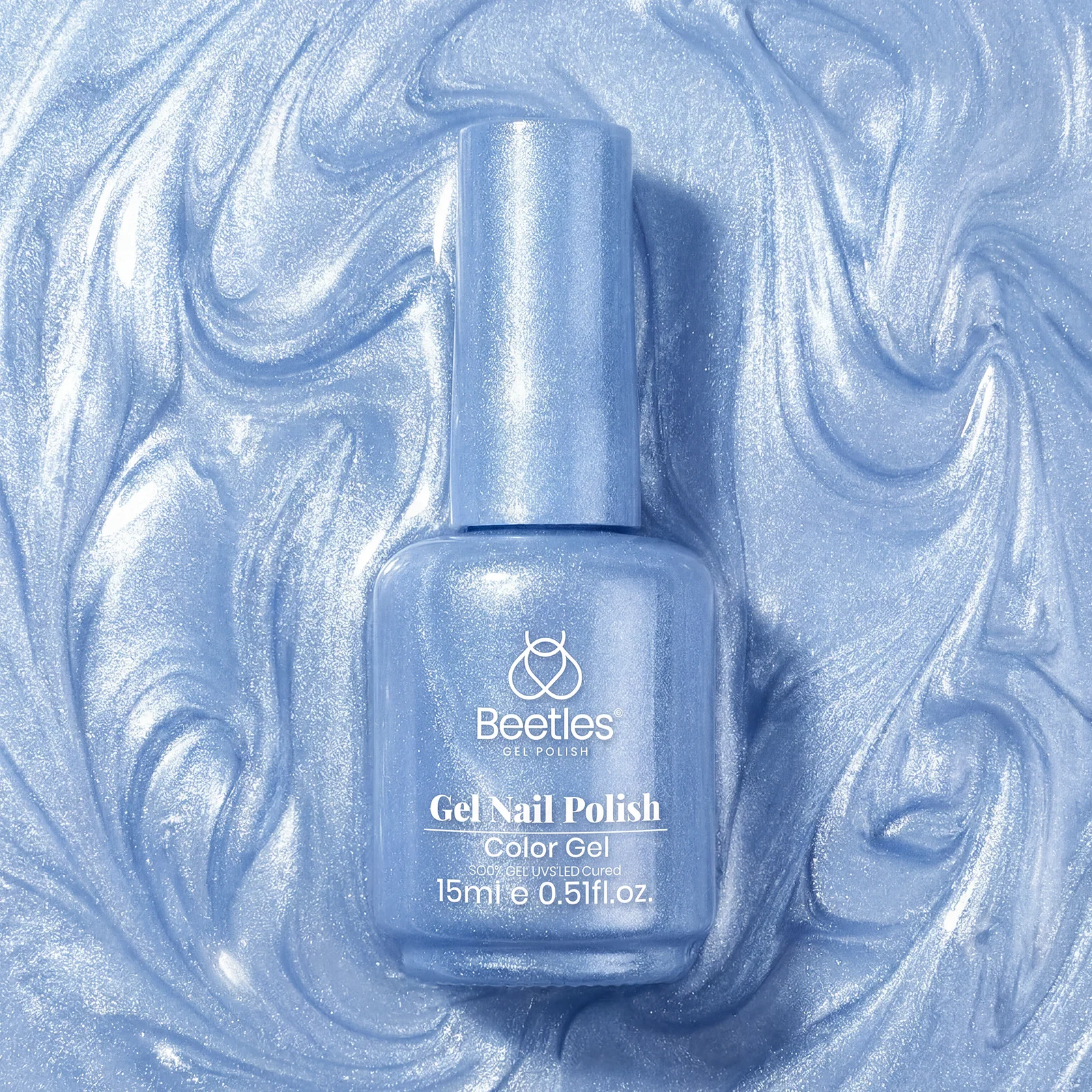 Frosted Galaxy Cat Eye Nails  |15ml Gel Polish Silver Nail Colors