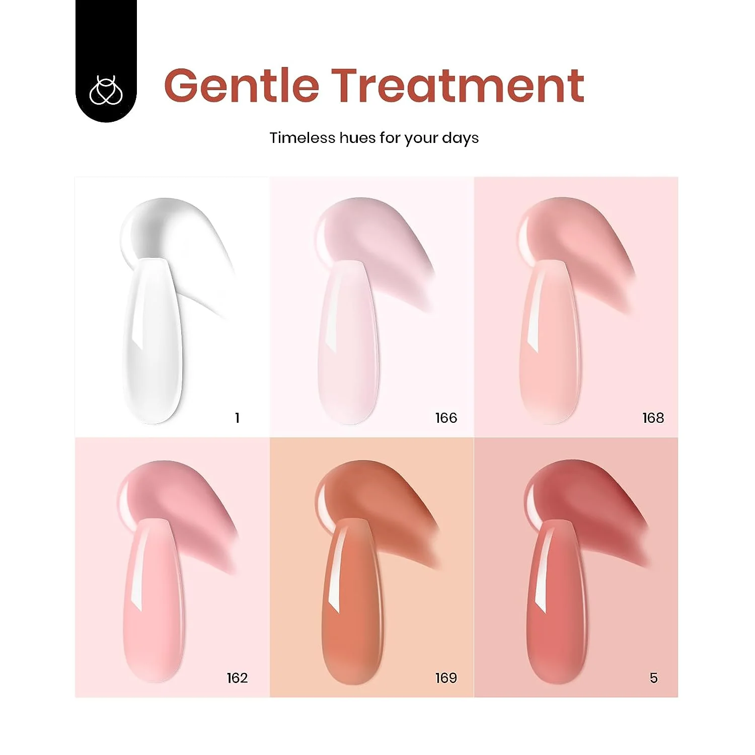 Gentle Treatment - 6 Colors Nail Extension Gel 15g with Uv Light Starter Kit - Image 7