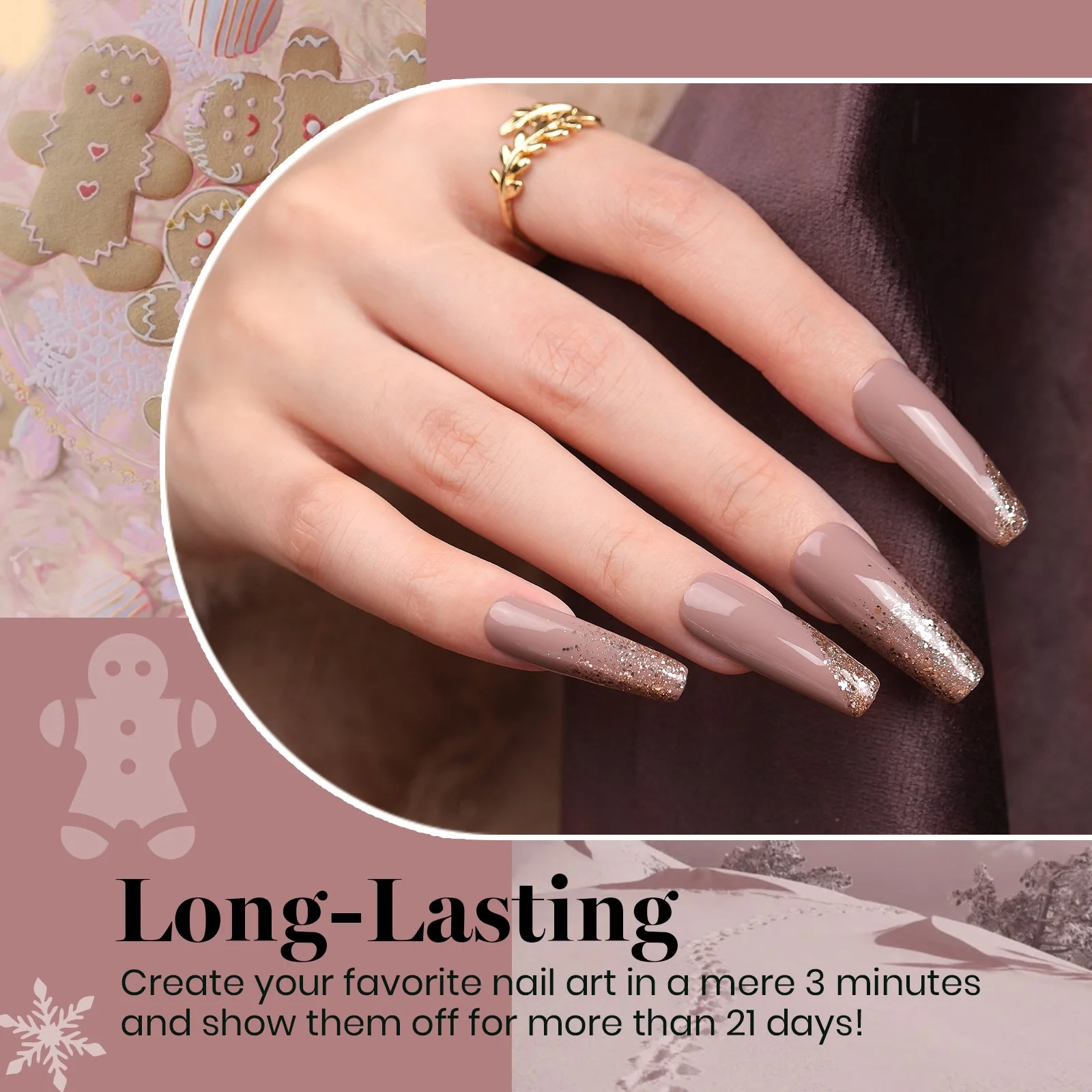 Gingerbread | Gel Polish 6 Colors Set - Image 4