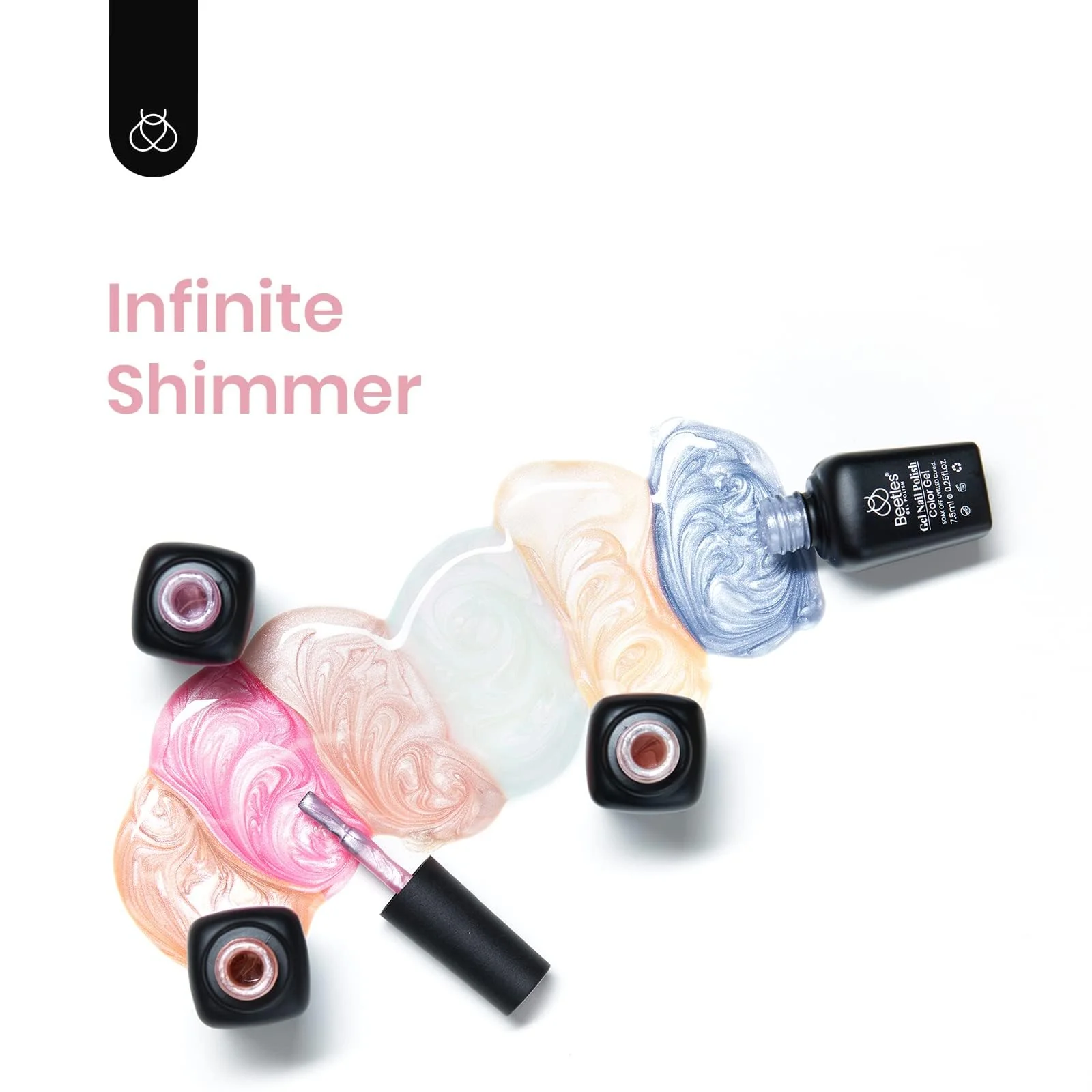 Glitter Silk | 6 Colors Pearl Shell Gel Polish Set Nails - Image 4