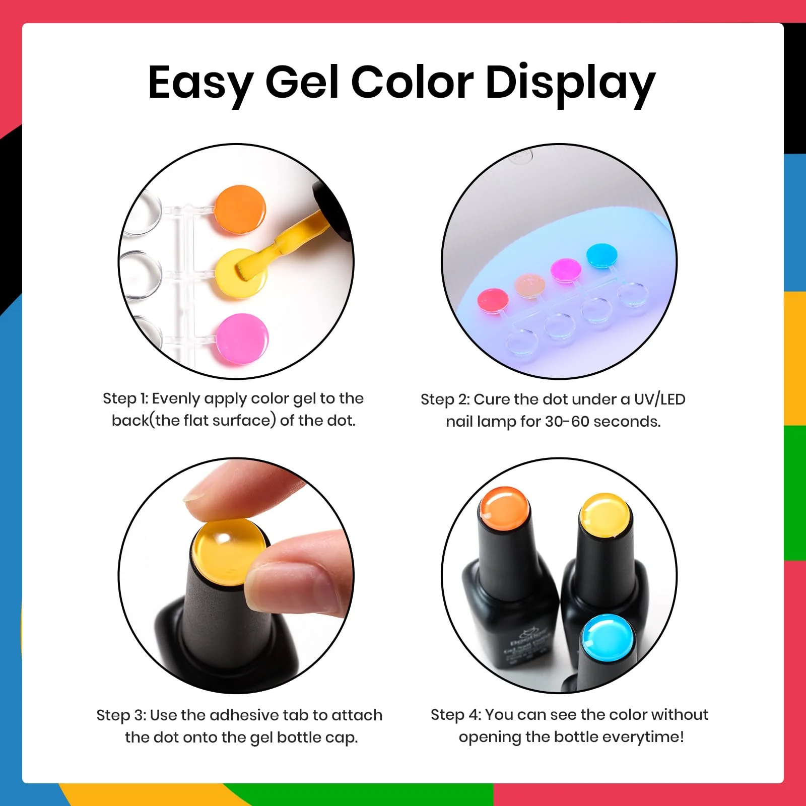 Go for Gold | 6 Colors Gel Polish Set Nails - Image 5