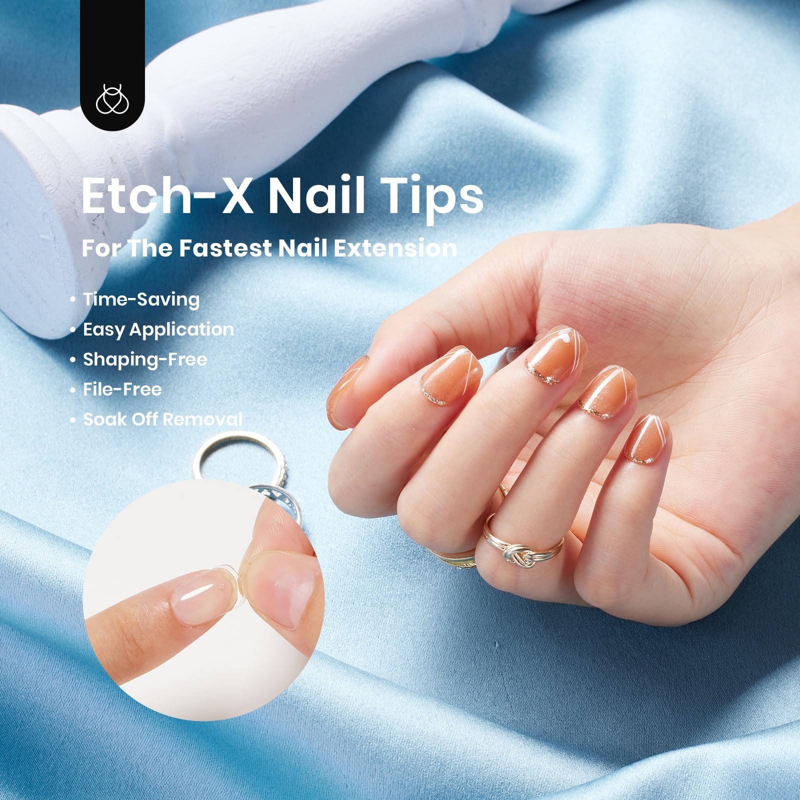 Half Matte XS Short Square Nail Gelly Tips-504pcs#053 - Image 4