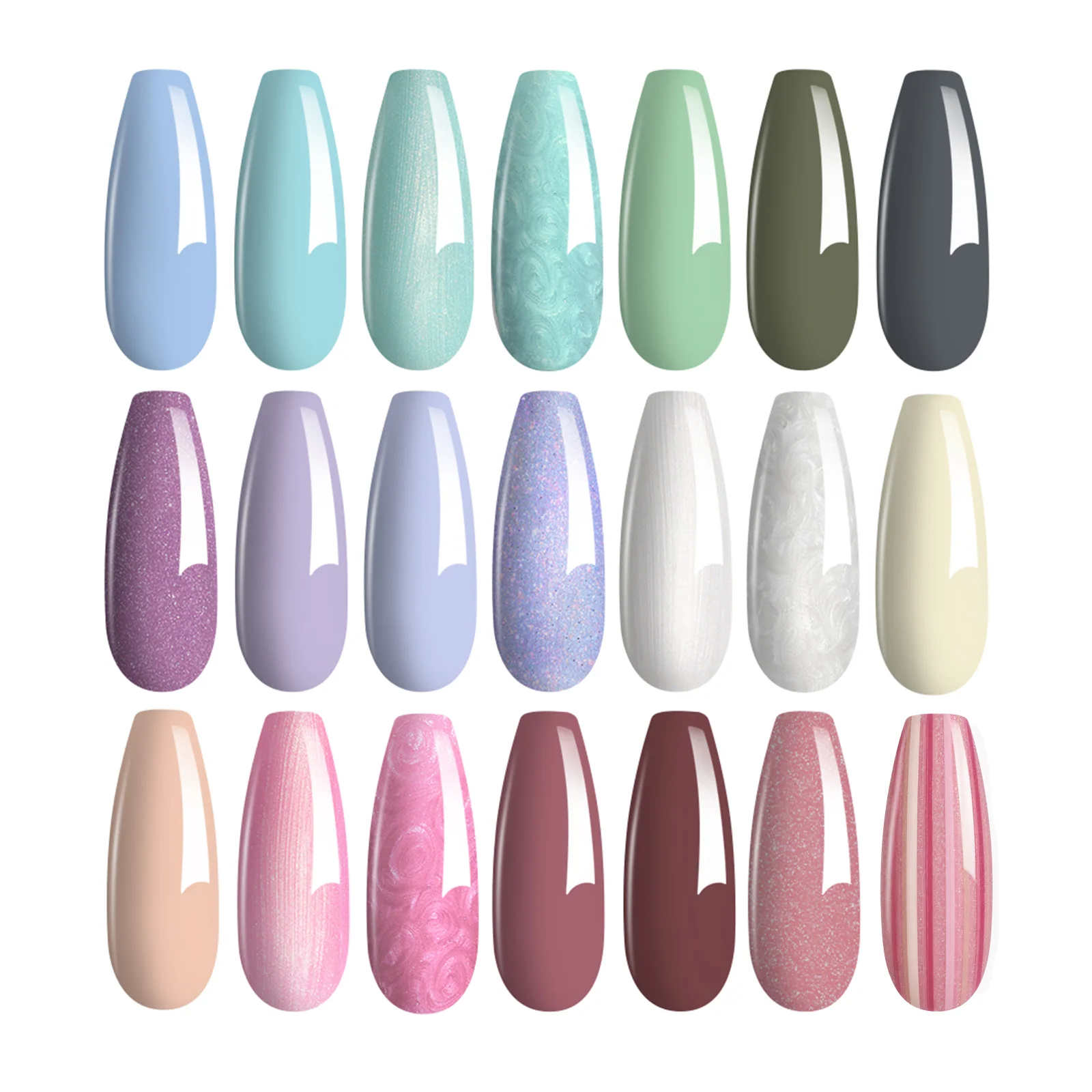 Healing Elixir -23 PCS 20 Colors Gel Nail Polish Kit