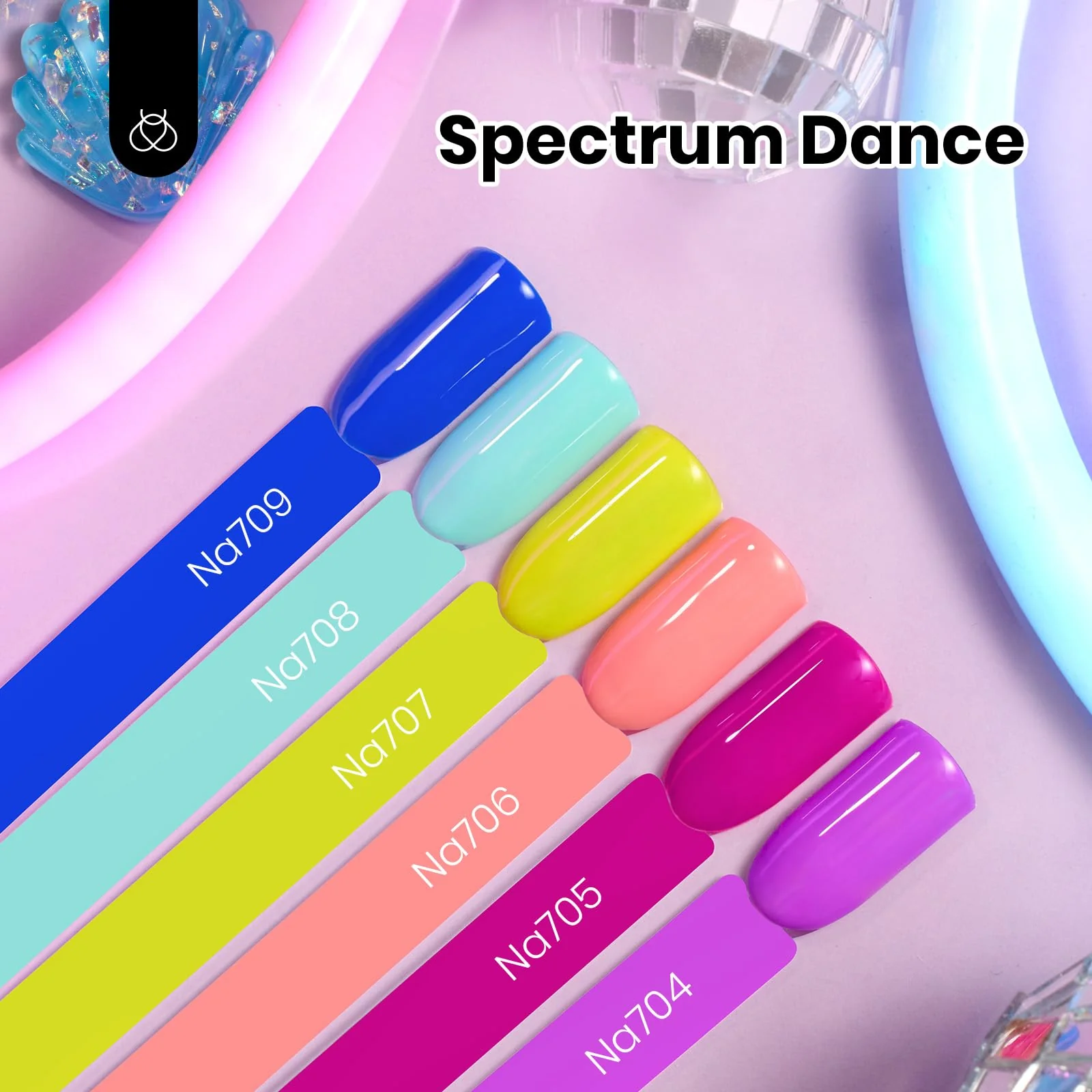 Summer Nails Hema-Free 6 Color 15ml Gel Polish Spectrum Dance And Unicorn Collection - Image 5