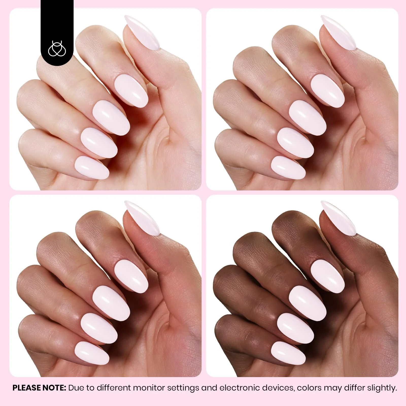 Hema - Free Cream Puff Nails - 15ML Baby Pink Gel Polish - Image 7