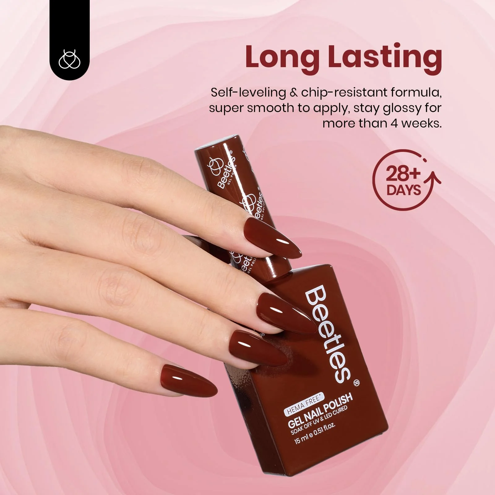 Hema Free Emotional Symphony Nails - Colorful Bottle 6 Color Each 15ml Gel Polish - Image 5