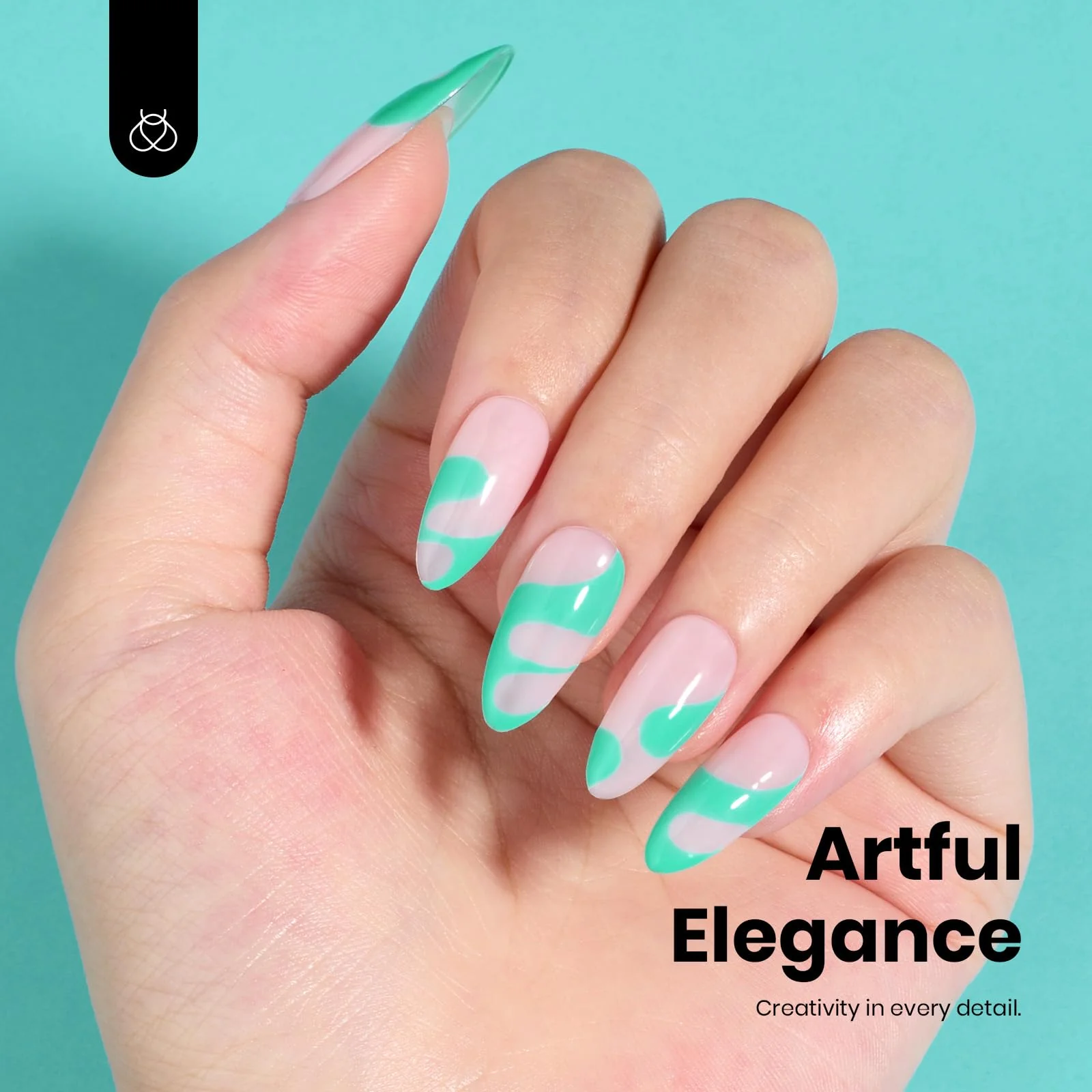 Hema-free Island Reverie Green Summer Long-Lasting Gel Nail Polish 15ml - Image 5