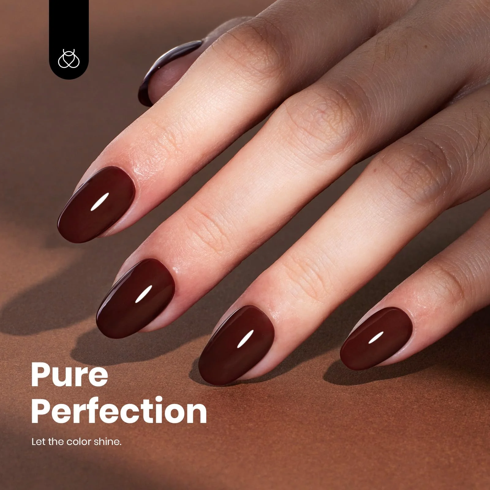 Hema - Free Merlot Wine Nails - 15ML Dark Maroon Wine Red Gel Nail Polish - Image 4