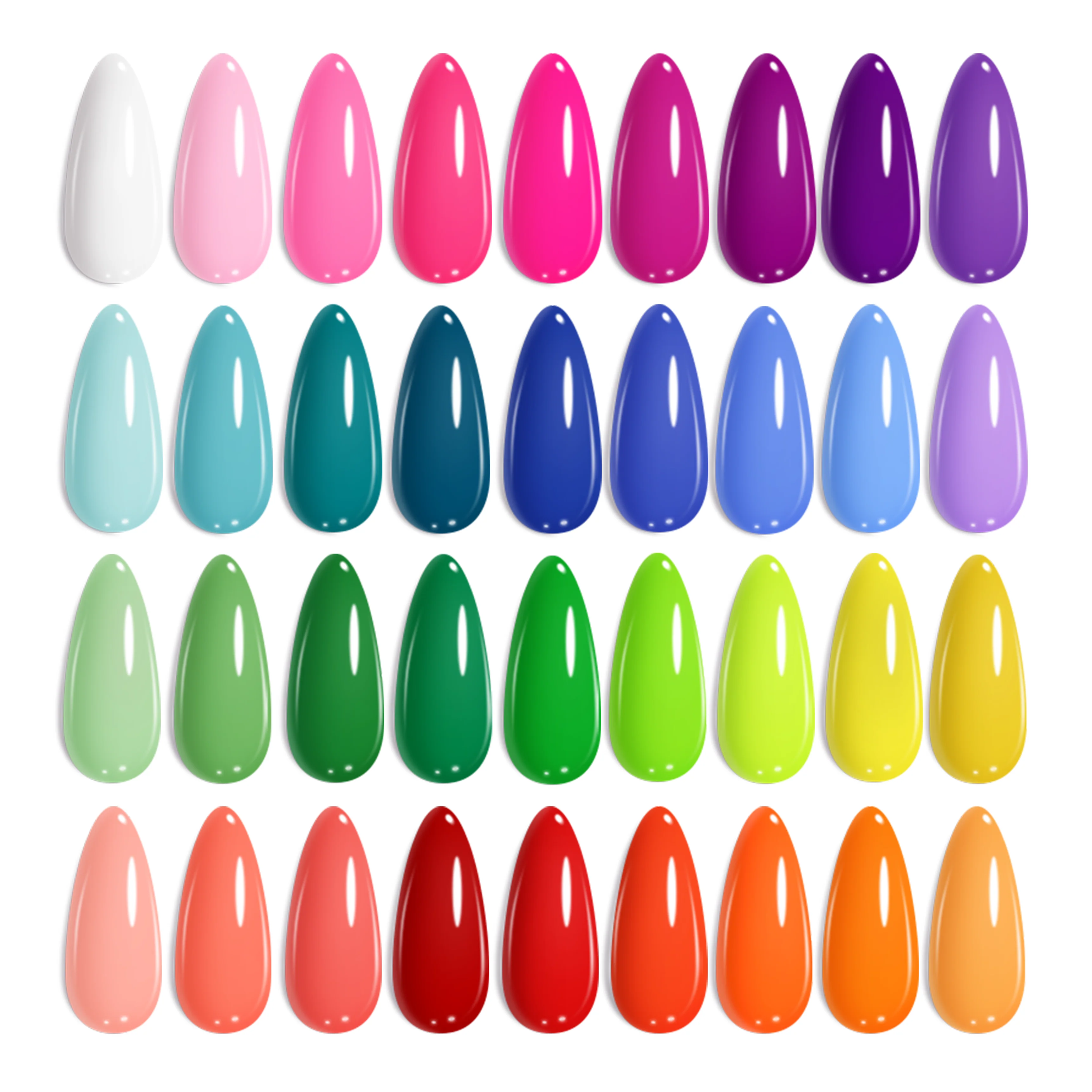 High Closs Shine | 36 Nail Gel Polish Colors Summer Nails
