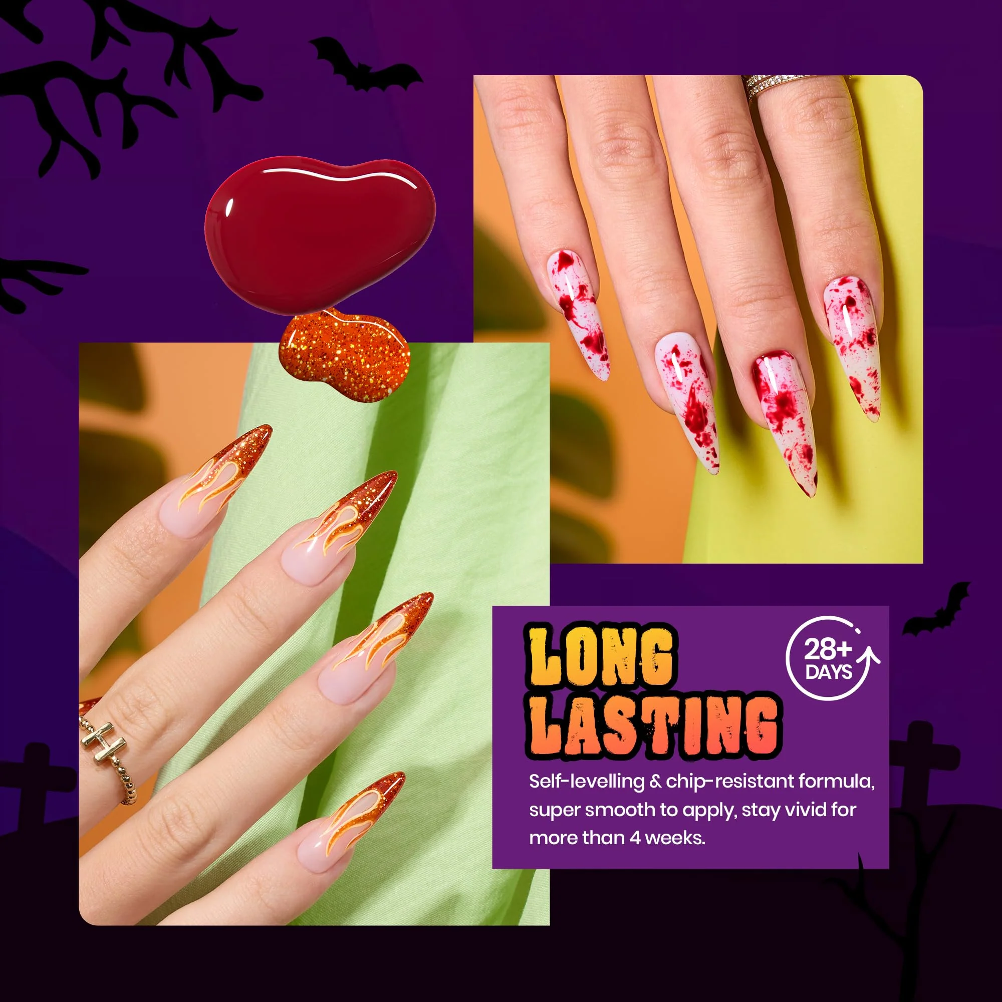 Halloween Hocus Pocus | Gel Polish 6 Colors Set - Image 3