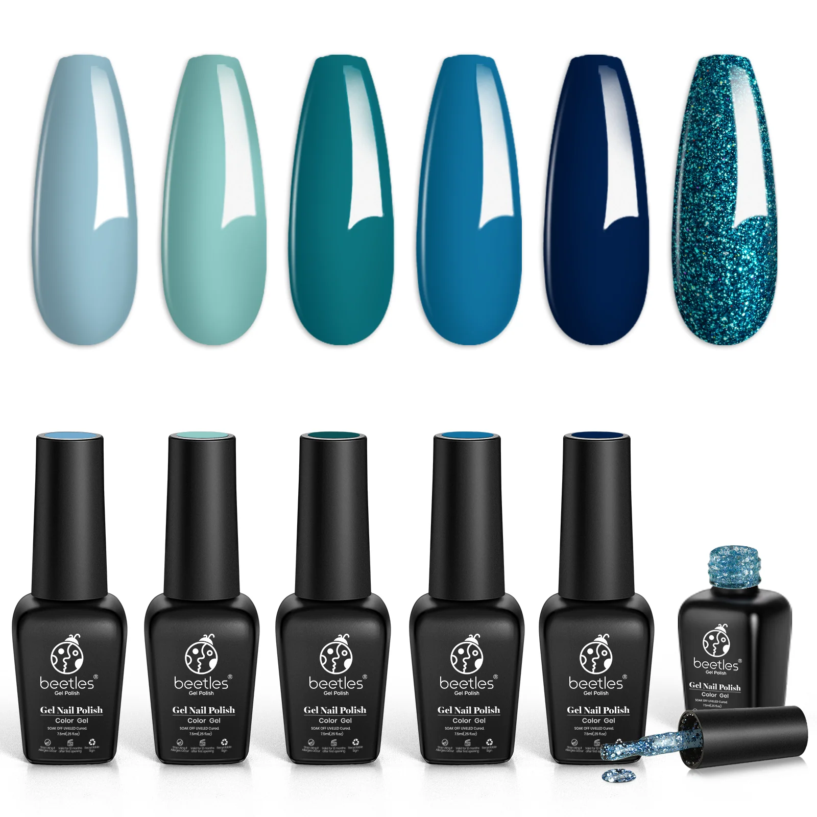 Iceland Lagoon | 6 Colors Gel Polish Set - Image 6