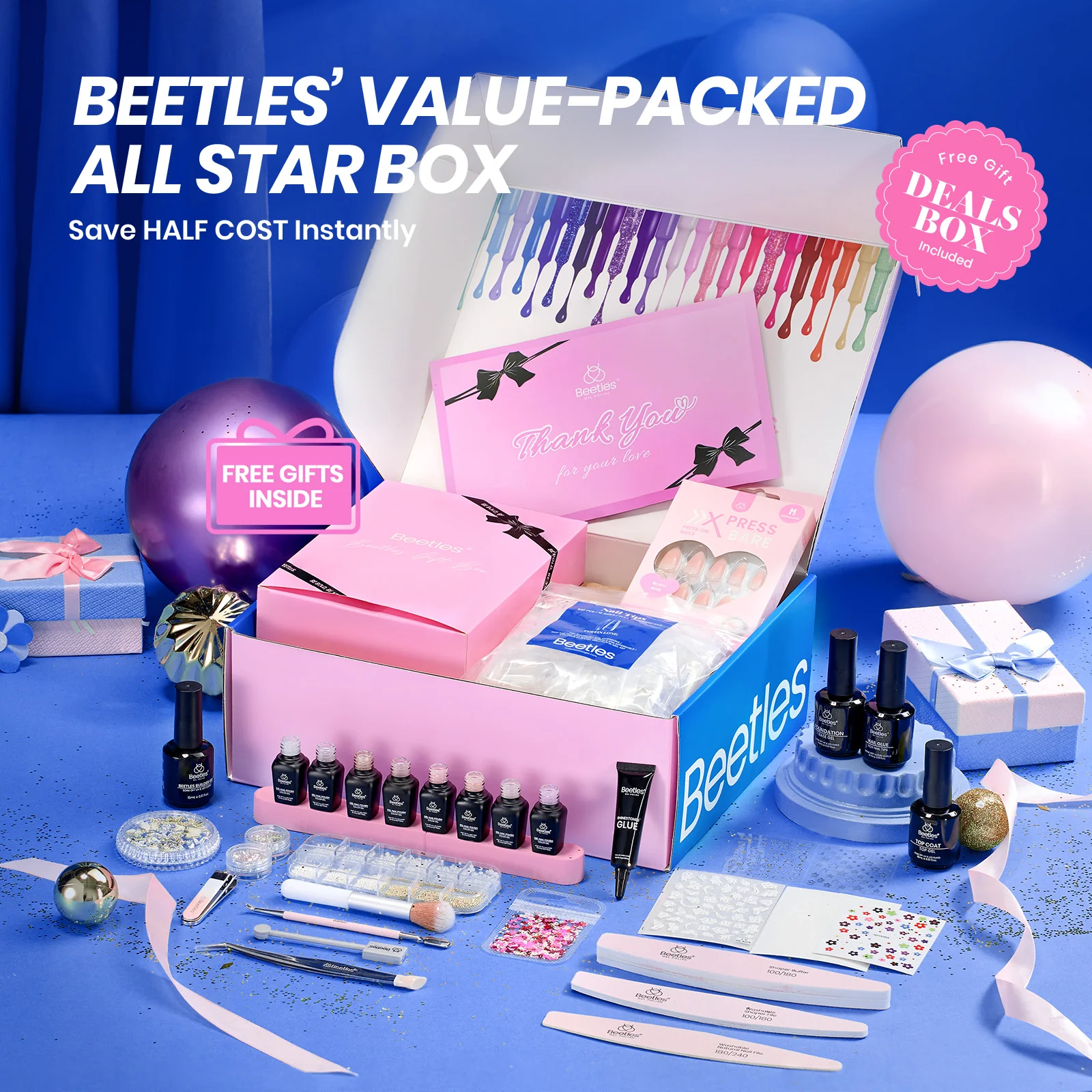 (Ideal Gift) Beetles Nude Sands DEALS BOX Nails 75PCS 20 Jelly Colors Gel Nail Polish - Image 9