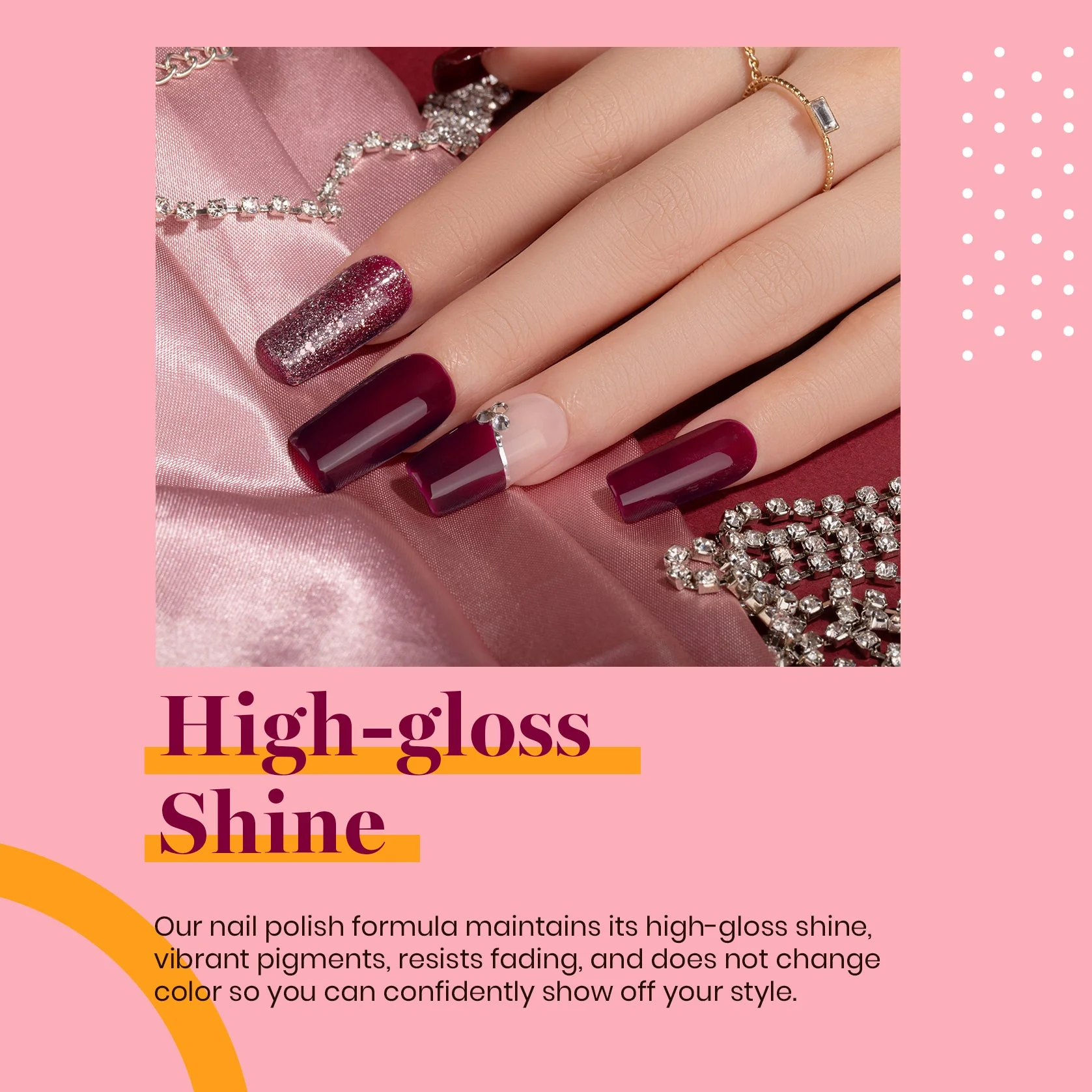 Jacqueline Mahogany #a236 |15ml Gel Polish Brown Nails Creative Nails - Image 7