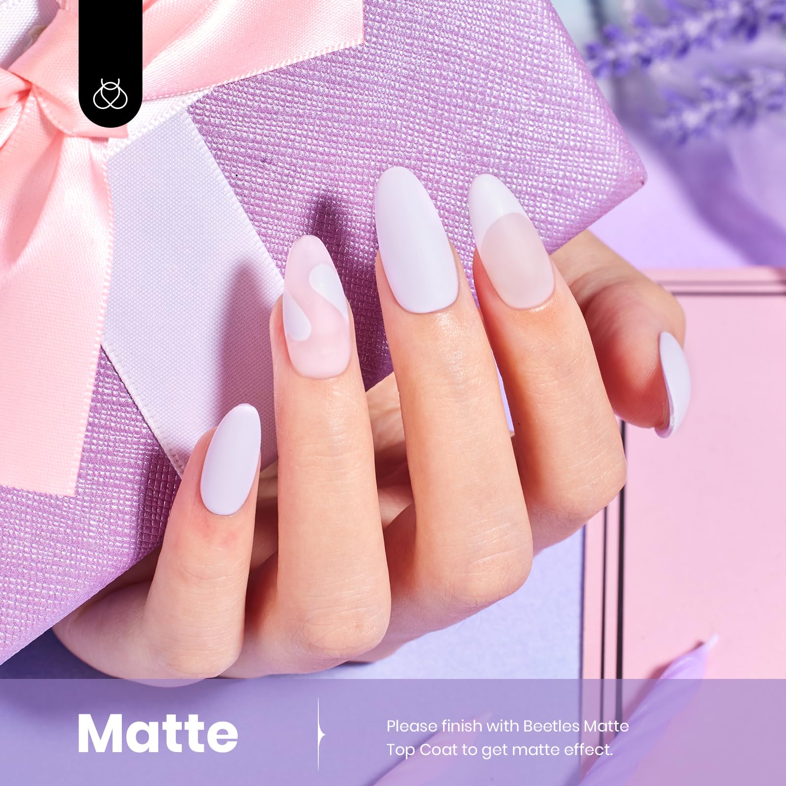 Lavender Haze - Purple Colorful Gel Polish 15ml Nails - Image 4