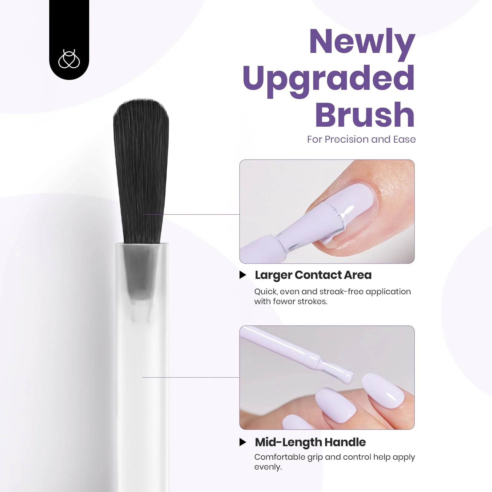Lavender Haze - Purple Colorful Gel Polish 15ml Nails - Image 6