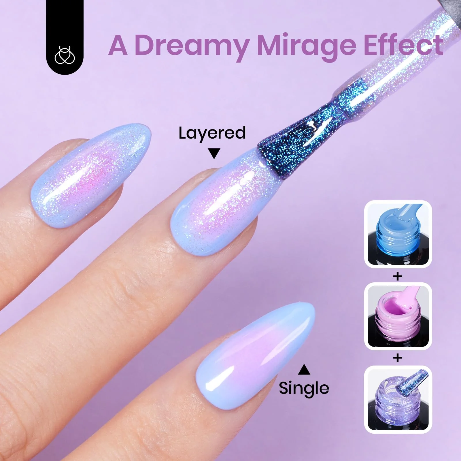 Luminous Mirage - 15ml Nails Neon Hot Pink Jelly  Gel Polish - Image 4