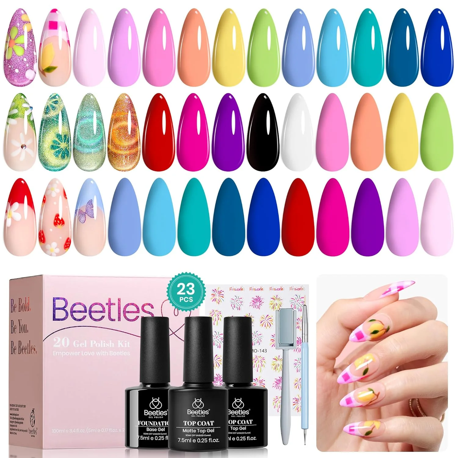 Magical Kingdom- 20 Colors Gel Nail Polish Set - Image 7