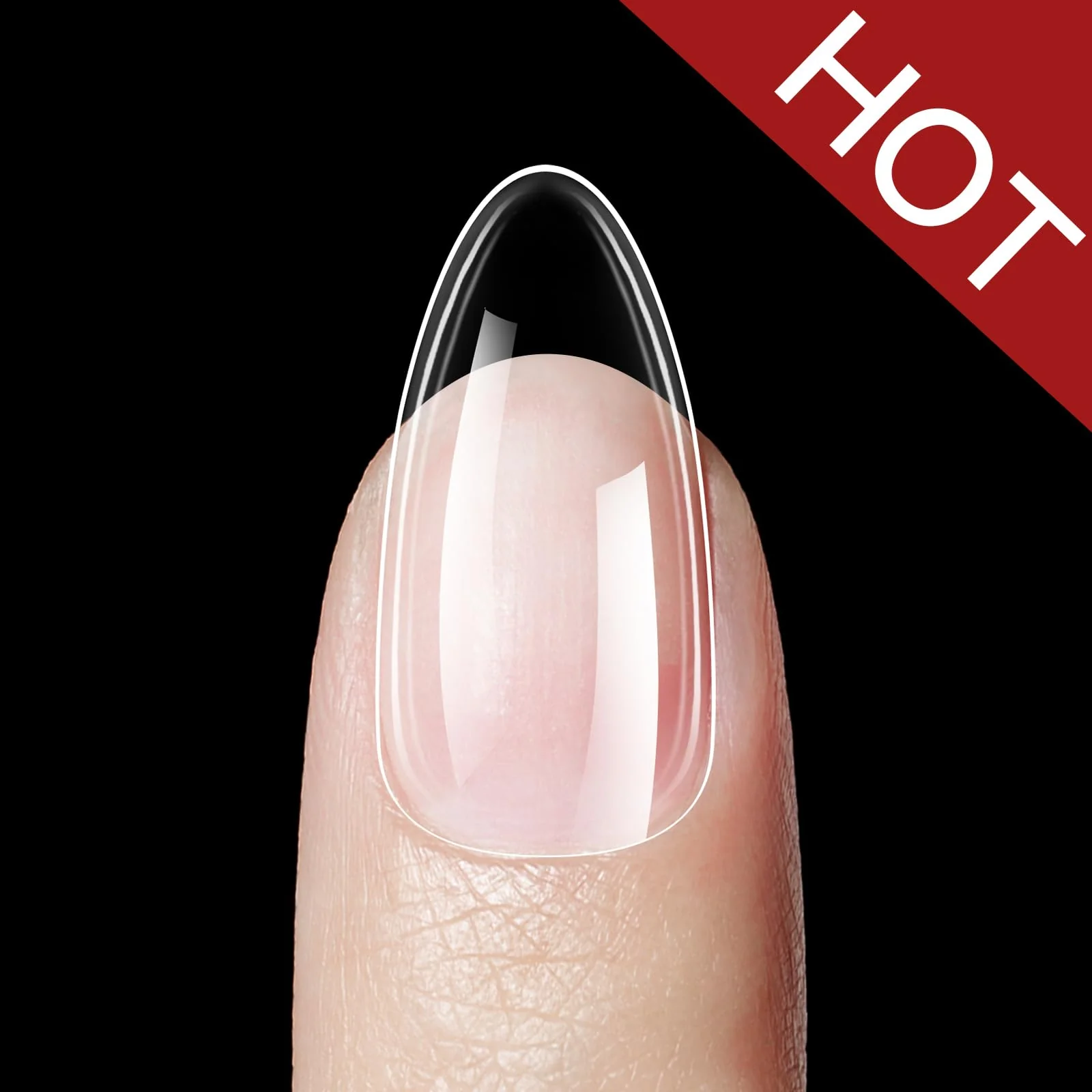 Medium Almond 500pcs Nail Extension Kit  #094 - Image 8