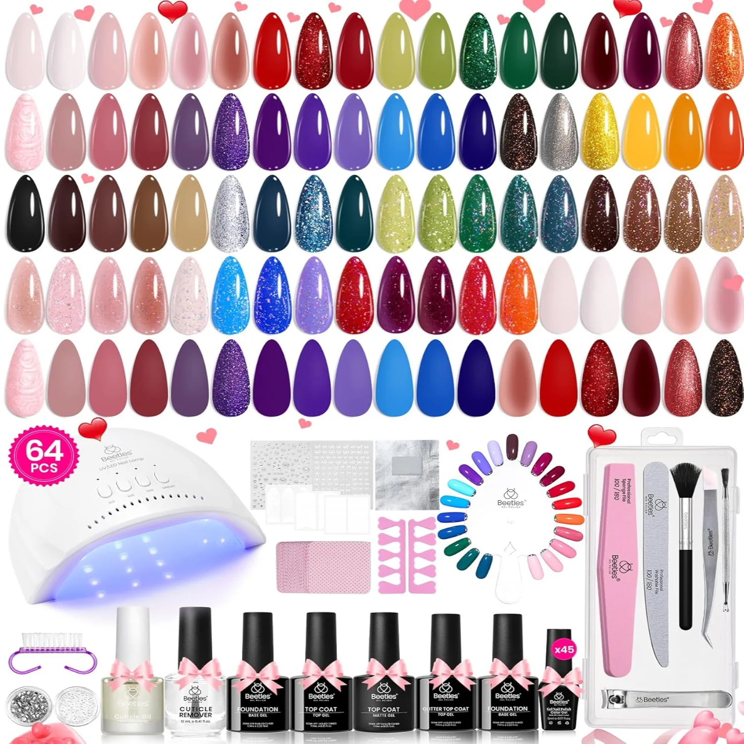 Mystic Wonderland Kit: Nails 45 Colors Nail All in one Starter Kit (total 68pcs) - Image 7