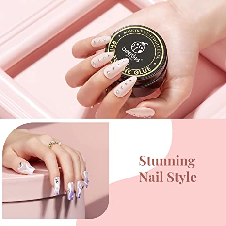 Rhinestone Nail Glue Gel Set Full Design Acessories - Image 5