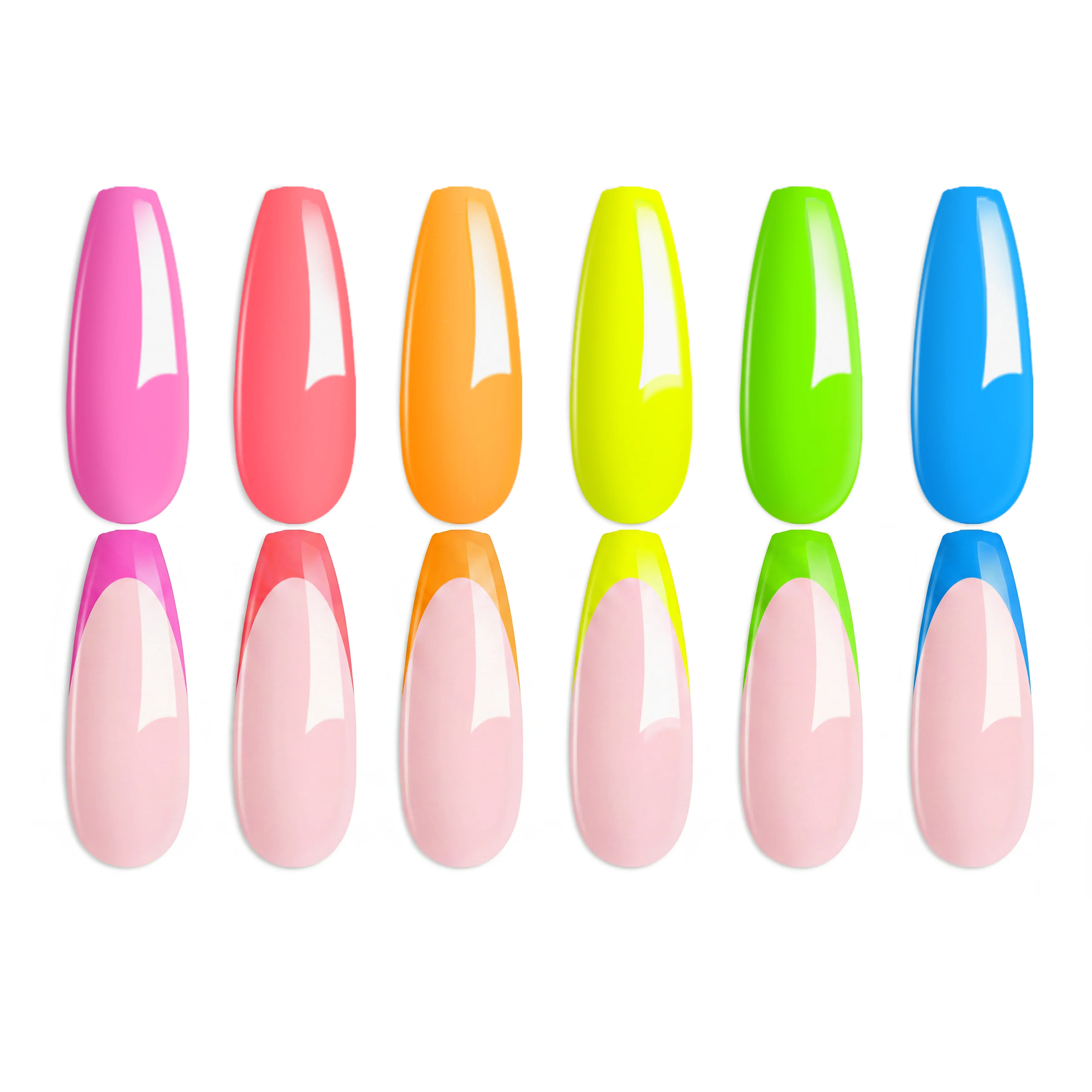 Neon Light | 6 Colors Gel Polish Set Summer Nail Set Gorgeous