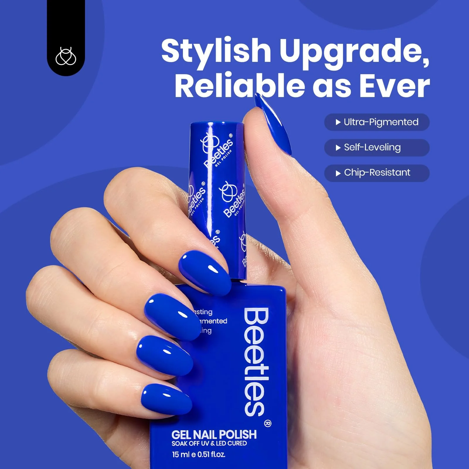 Noble Night  Paulina Lapis Blue Colorful Gel Polish 15ml - Image 7