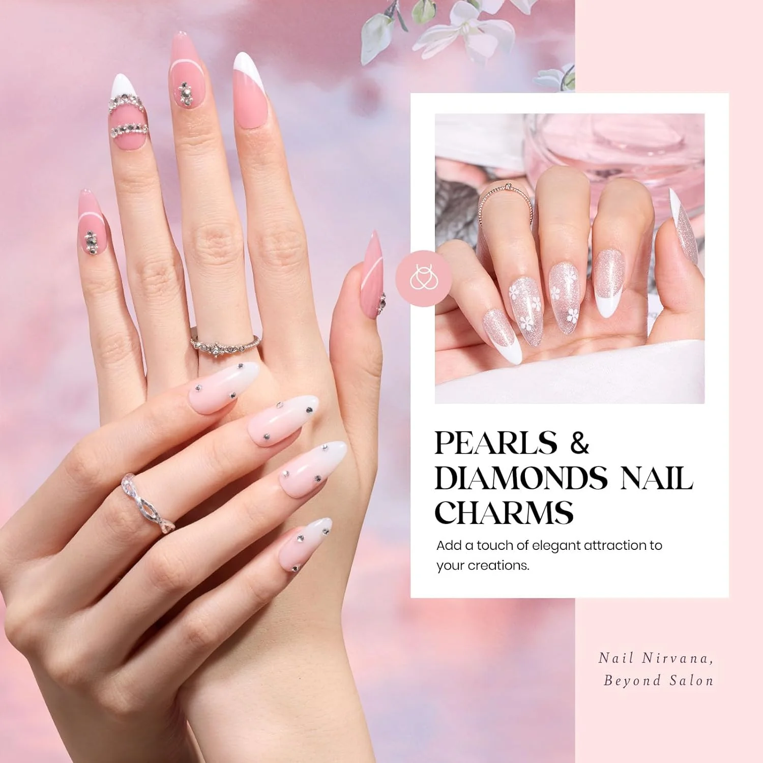 Nude Paradise-20 Gel Colors Nails Set with Top and Base Coat (5ml/Each) - Image 5
