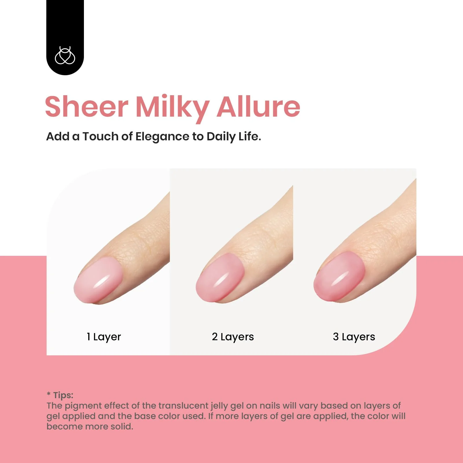 Nude Pink #d912 |15ml Jelly Gel Polish - Image 7
