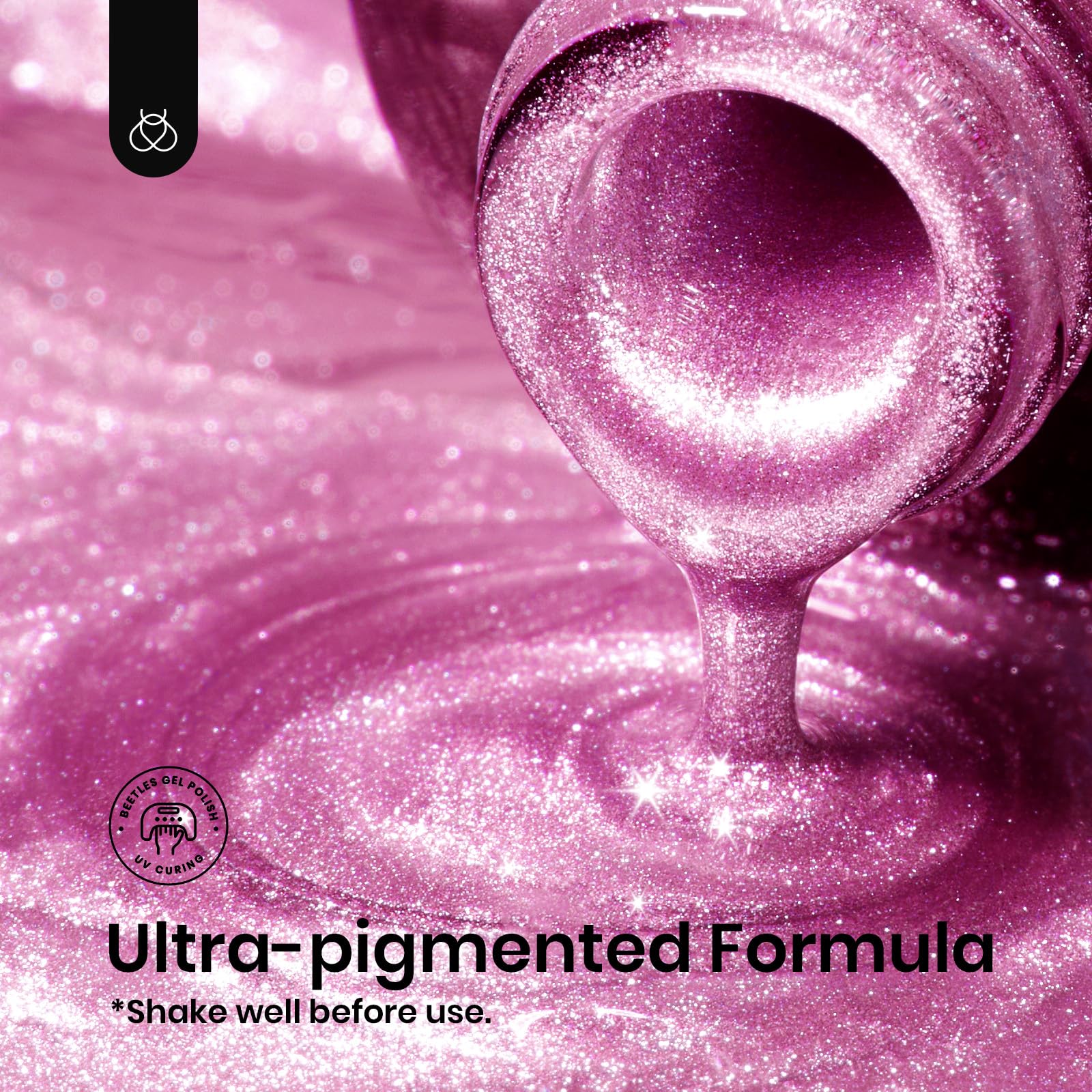 Pink Tourmaline Nails |15ml Gel Polish - Image 3