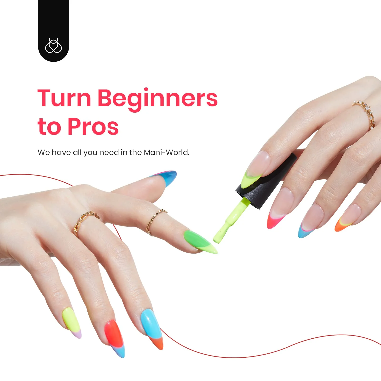 Rainbow Kingdom | 6 Colors Gel Polish Set Summer Nails - Image 4