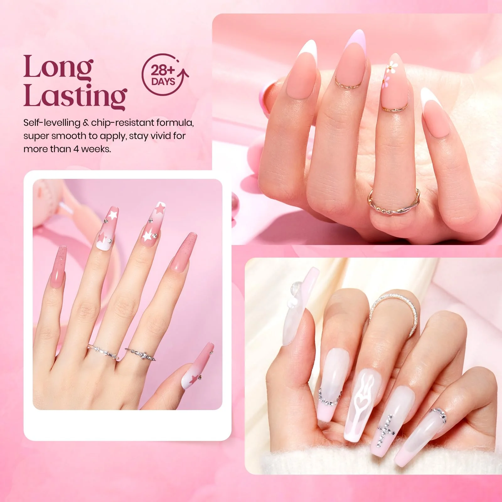 Sheer Luck | 6 Colors Gel Polish Set Nails - Image 6