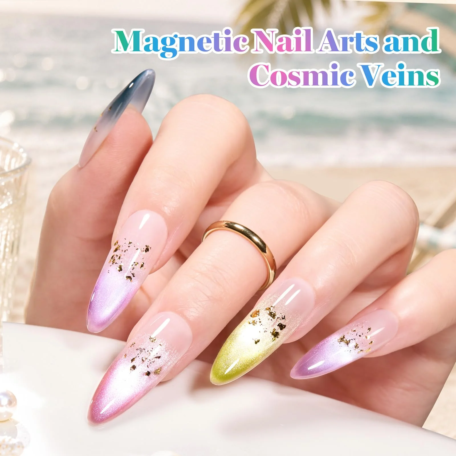 Summer Nails Daydream 6 Colors Cat Eye Jelly Gel 15ML - Image 4