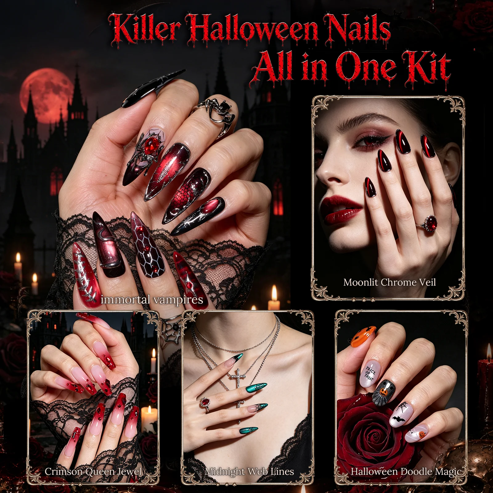 Vampiric Feast - Beetles Halloween HEMA-Free & TPO-Free Nail Kit 2026 Limited Edition Gift Box - Image 6