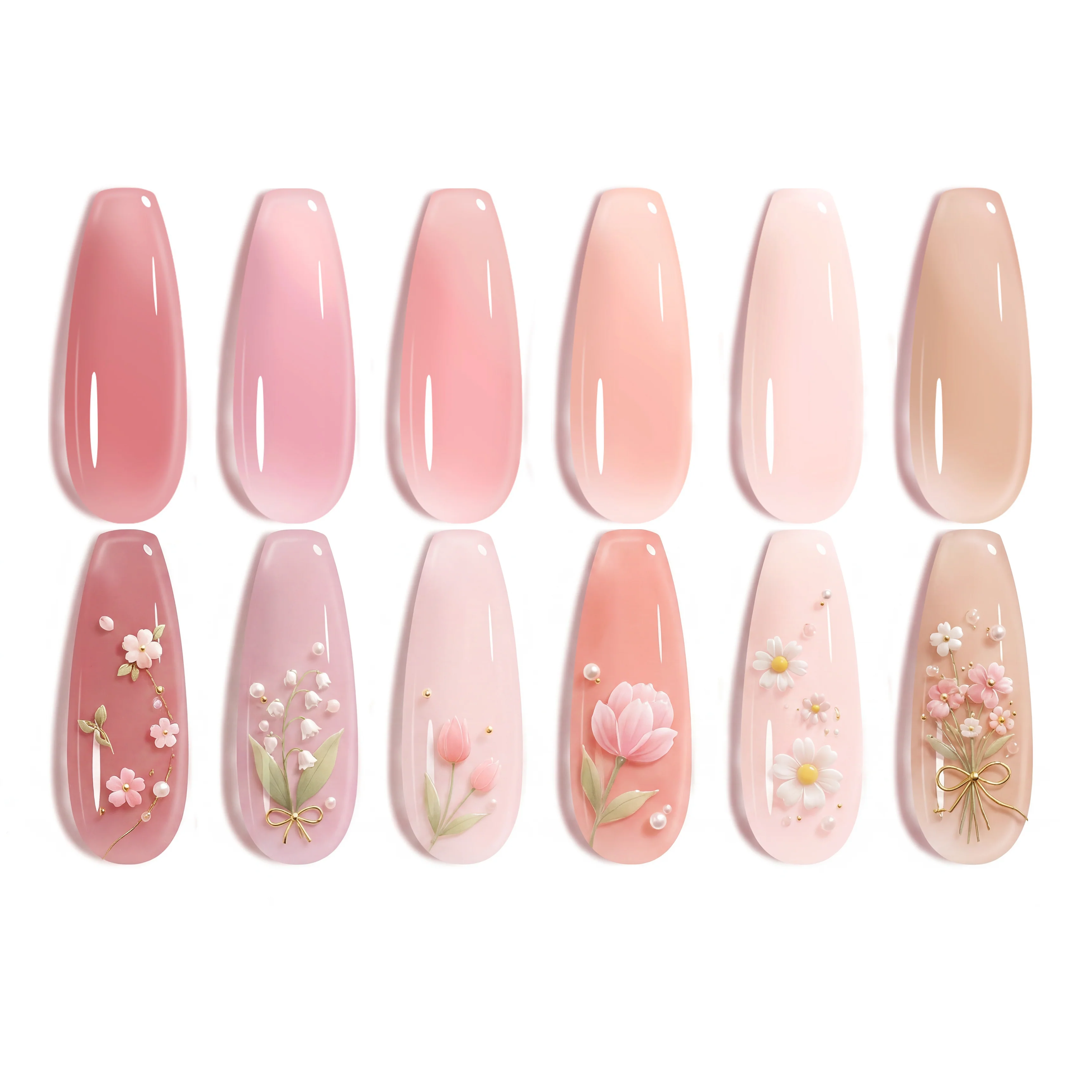 Veil of Heaven | 6 Colors Gel Polish Set Nails